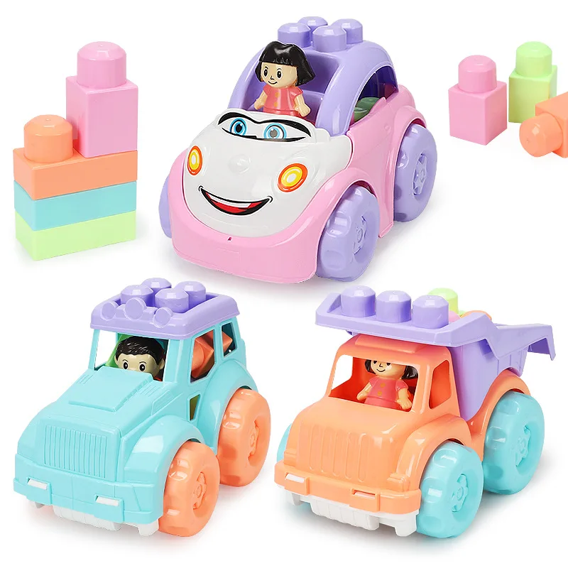 

Zhi en bao Children Flexible Educational Sliding Q Meng Unit Blocks on Wheels-Joint Disassembly