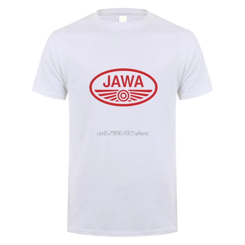 Футболка Jawa, топы, новая летняя модная футболка с коротким рукавом JAWA, футболка для мотоцикла 67 - Цвет: White