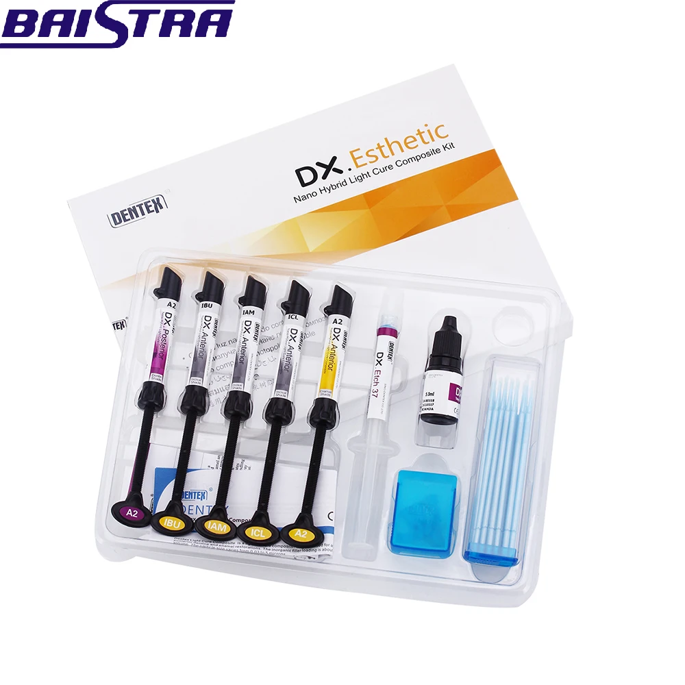 

Dental Anterior Light cure composite Etching Adhesive kit