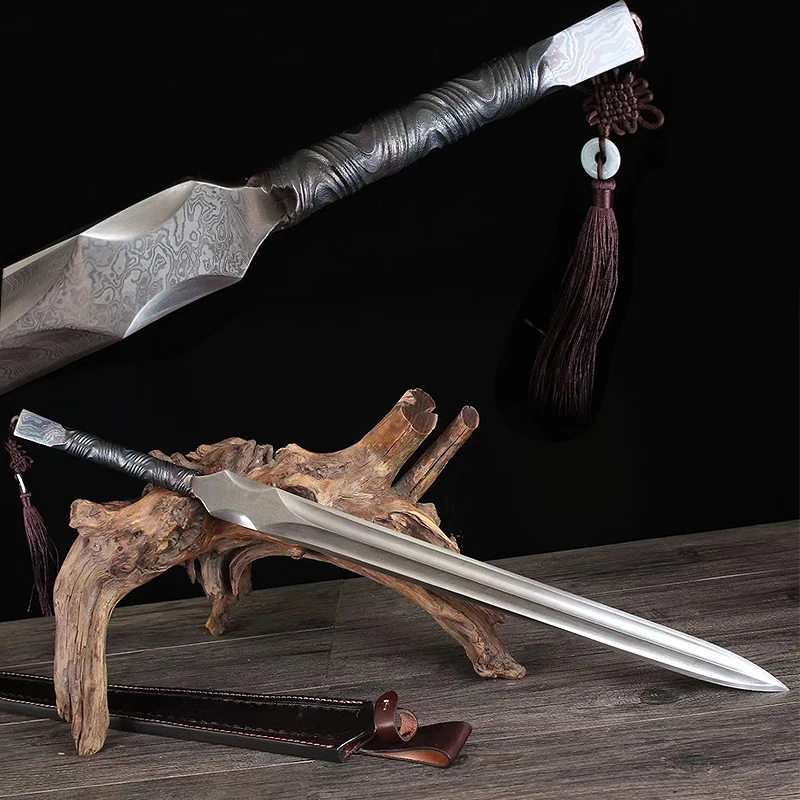 Hand made Chinese Sun Moon Sword Reverses Hand Folding Pattern