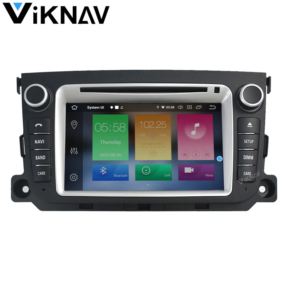 2 Din Android 10 Car Radio For Mercedesbenz Smart Fortwo 2011 2012