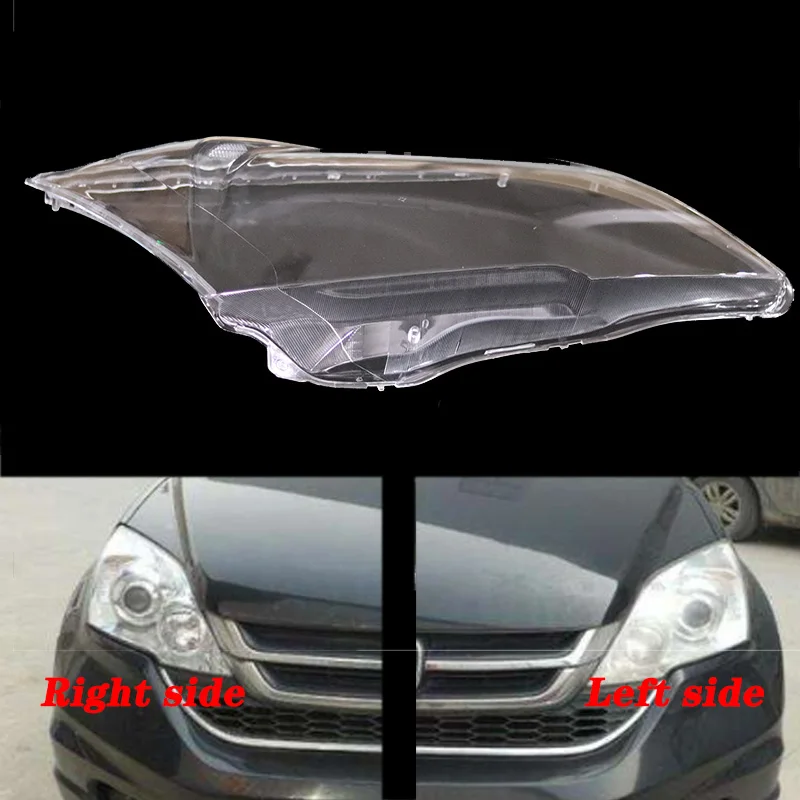 

For Honda CRV CR-V 2007-2011 front headlamps transparent lampshades lamp shell masks headlights cover lens Headlight glass