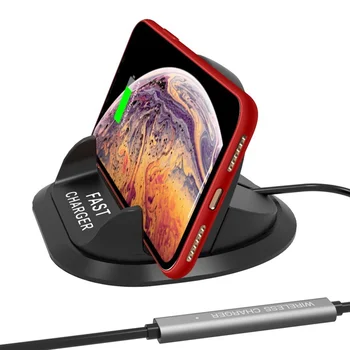 

2-in-1 Wireless Charger For Car Navigation Charging 10W C9 Fast Charging For Samsung For iphone X QI Wireless Charger