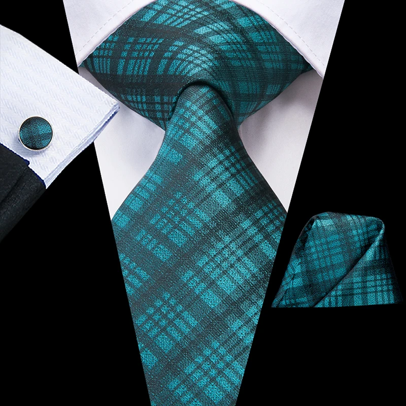 Hi-Tie, Новое поступление, Цветочные Галстуки для мужчин, черный шелковый галстук и карманный квадратный набор, мужские галстуки, модные галстуки Corbatas Para Hombre SN-3030 - Цвет: SN-3203