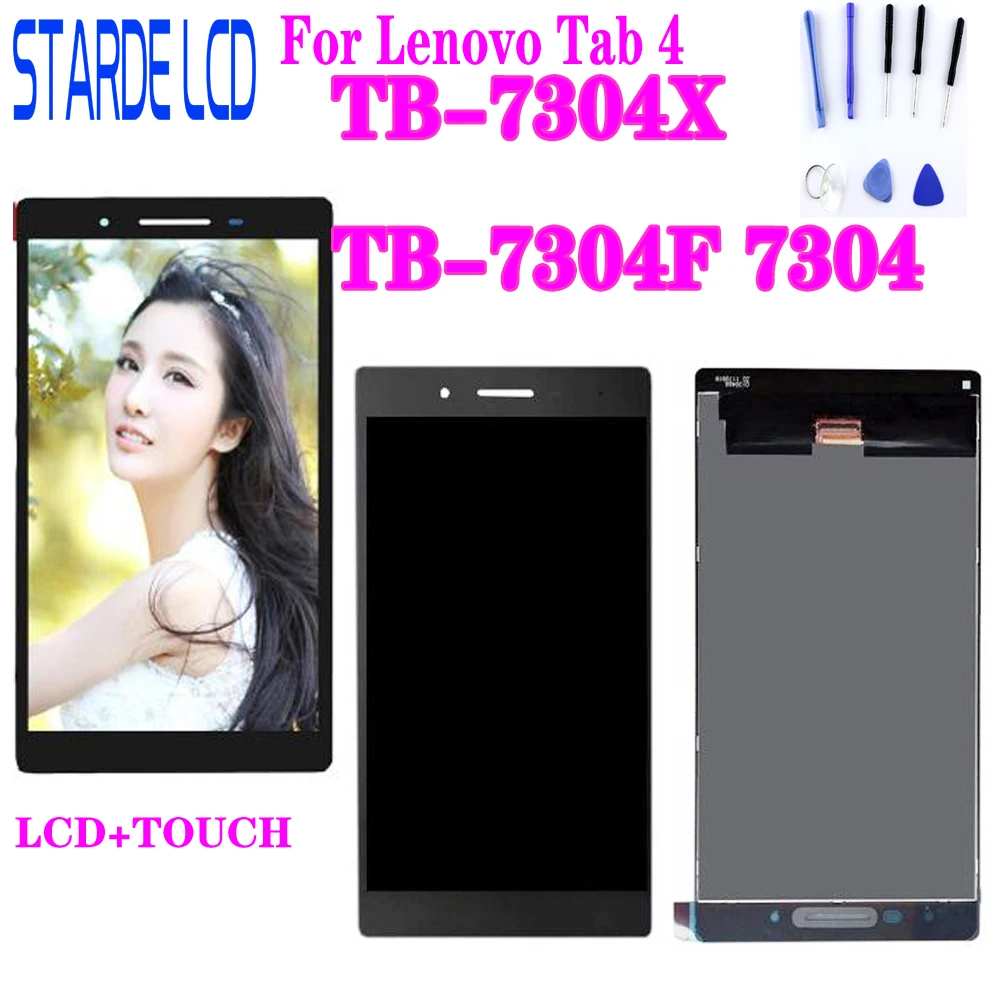 

Test Well New 7" For Lenovo Tab 4 TB-7304X TB-7304F TB-7304 LCD Display and Touch Screen Digitizer Assembly