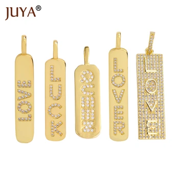 

JUYA Fashion Letter Charms LOVE Alphabet Pendant for Jewelry Making DIY Handmade Necklace Jewelry Accessories Making Components