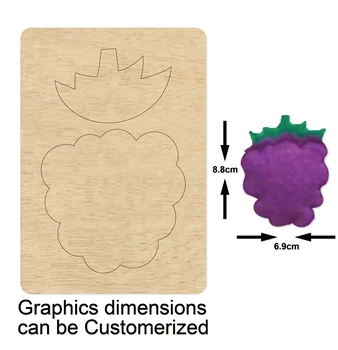 

grape fruit cutting dies new die cut &wooden dies Suitable for common die cutting machines on the market