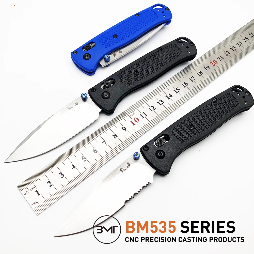 BMT твердый ящик 535/535BK ручка из нейлонового волокна Mark S30v складной карманный
