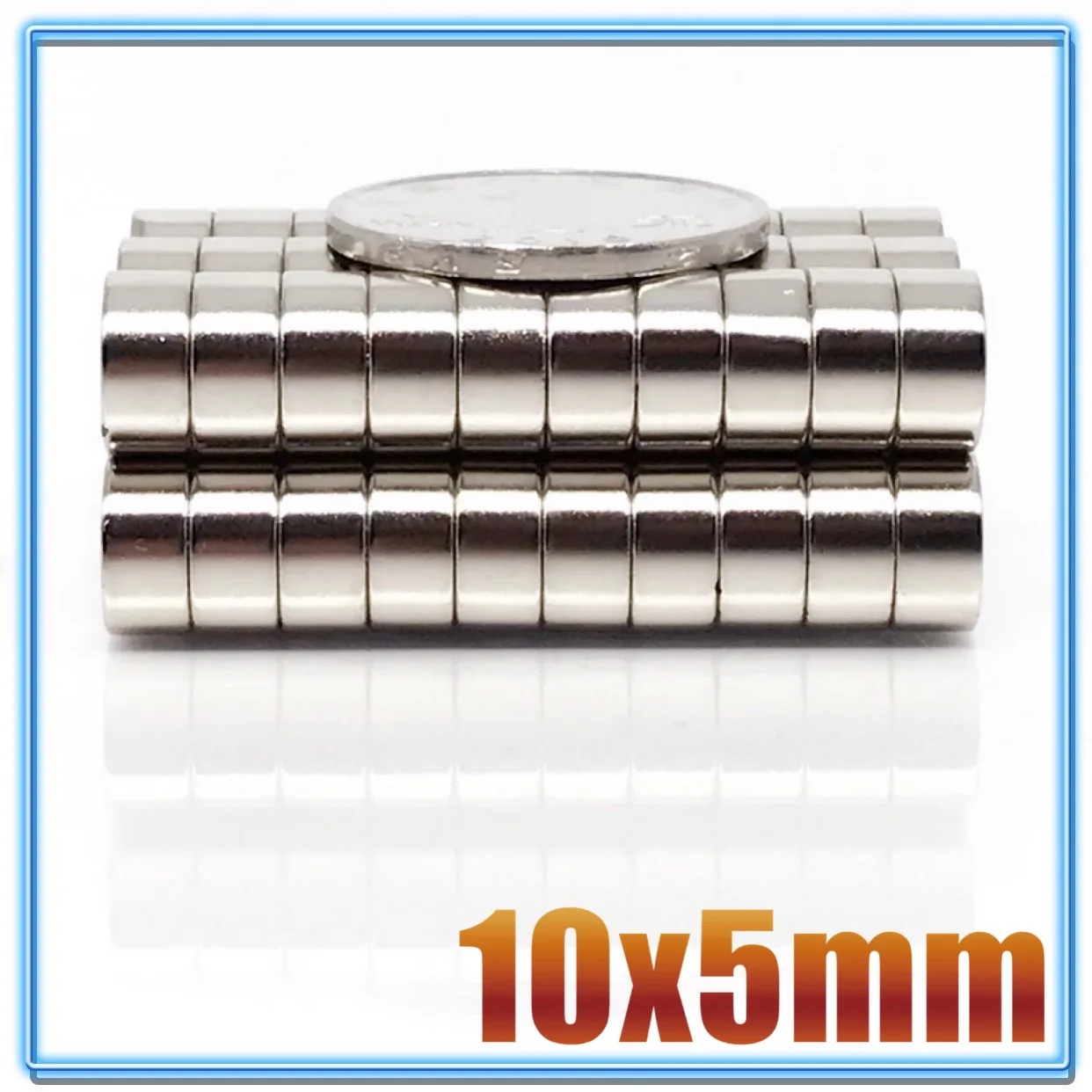 Neodymium Magnet 10x5 10mm x 5mm N35 NdFeB Round Super Powerful Strong Permanent Magnetic 10/20/50/100 Pcs