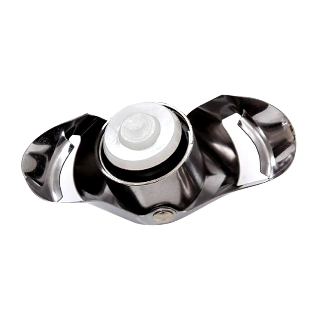 New 1pc Bar Inflatable Sparkling Stainless Steel Champagne Stopper Bottle Stopper Button Anti-Skid Leak Red Wine Wine Stopper