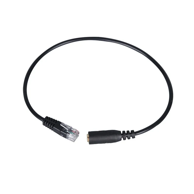 

Phone Adapter Smartphone 3.5mm to RJ9 Adapter Convertor Cable PC Computer Headset Telephone