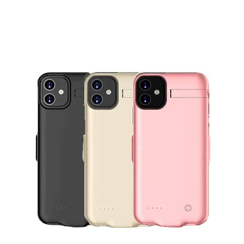 Ультратонкий чехол-накладка Мощность Батарея чехол для iphone 11 с стенты поддерживающих колесиков выполнены Батарея чехол для iphone 11 Pro Max Все включено» позволяет легко убирать за 11