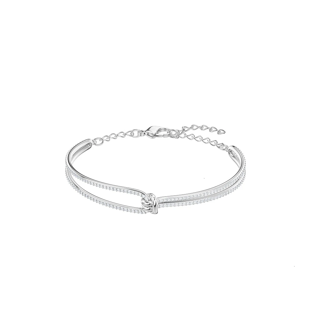

High quality Swa1: 1 junction design adjustable temperament bracelet length of silver