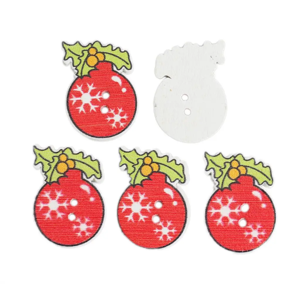 

Wood Buttons Bell Shape Two Holes Cute Wooden Kids Clothing Buttons For Crafts Sewing Scrapbooking Multicolor 24*17mm 50 PCs