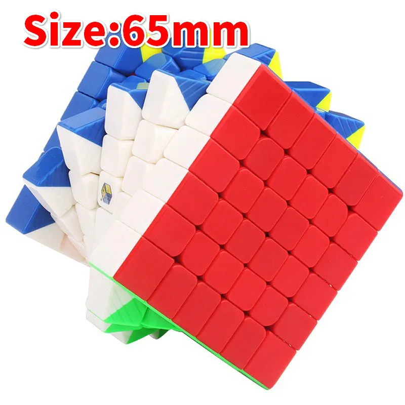 Yuxin маленький магический 6x6 бесклейкий куб волшебный скоростной Zhisheng 6x6x6