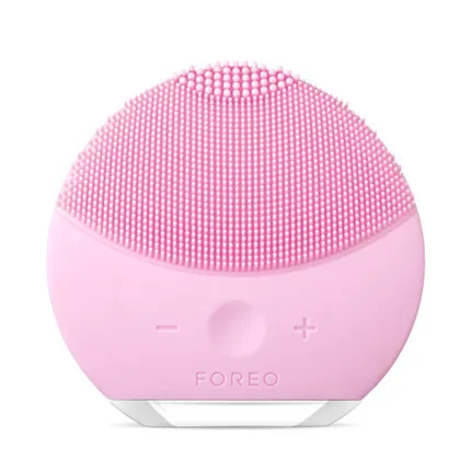 Foreo Luna Mini 2 Limpieza Очищающая щетка для лица Foreo Luna силиконовая электрическая щетка для лица настоящий FOREO логотип Usb Водонепроницаемый - Цвет: Pink