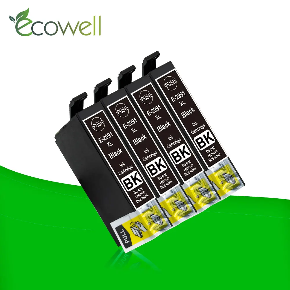 Картридж чернильный Ecowell 29XL T2991 T2991XL T29XL совместим с Epson XP235 XP247 XP245 XP332 XP335 XP342 XP345 XP435