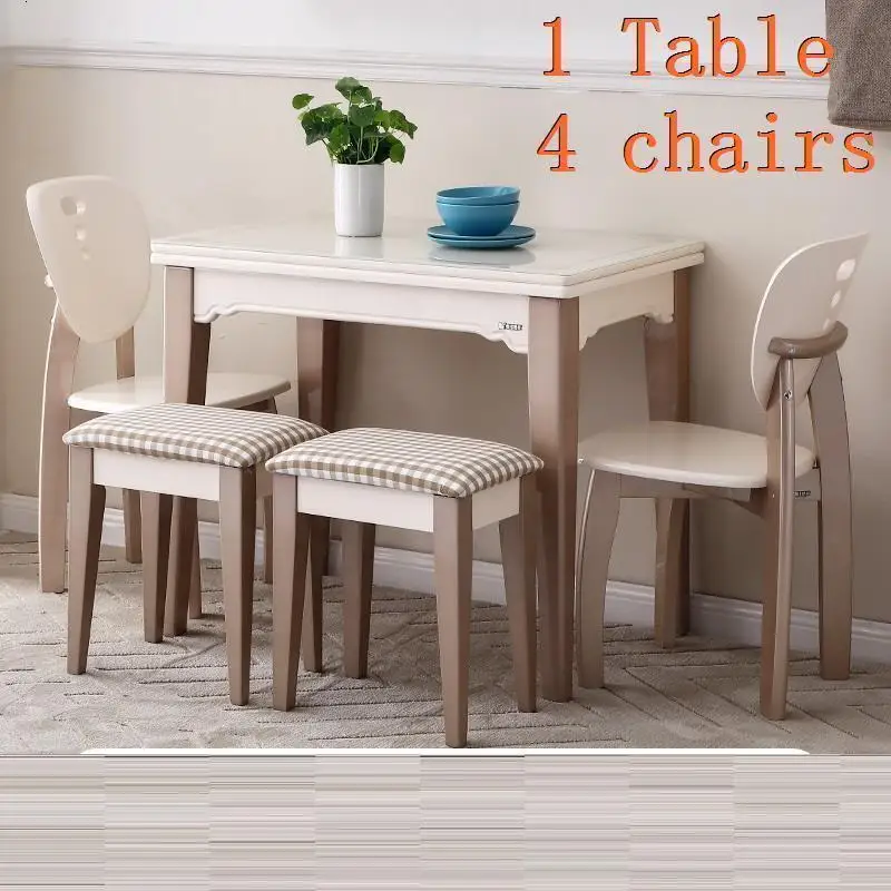 Mueble Sala De Jantar Pliante Dinning Meja Makan Eet Tafel Tavolo набор деревянный Mesa Comedor Bureau Tablo стол обеденный стол - Цвет: Number 2
