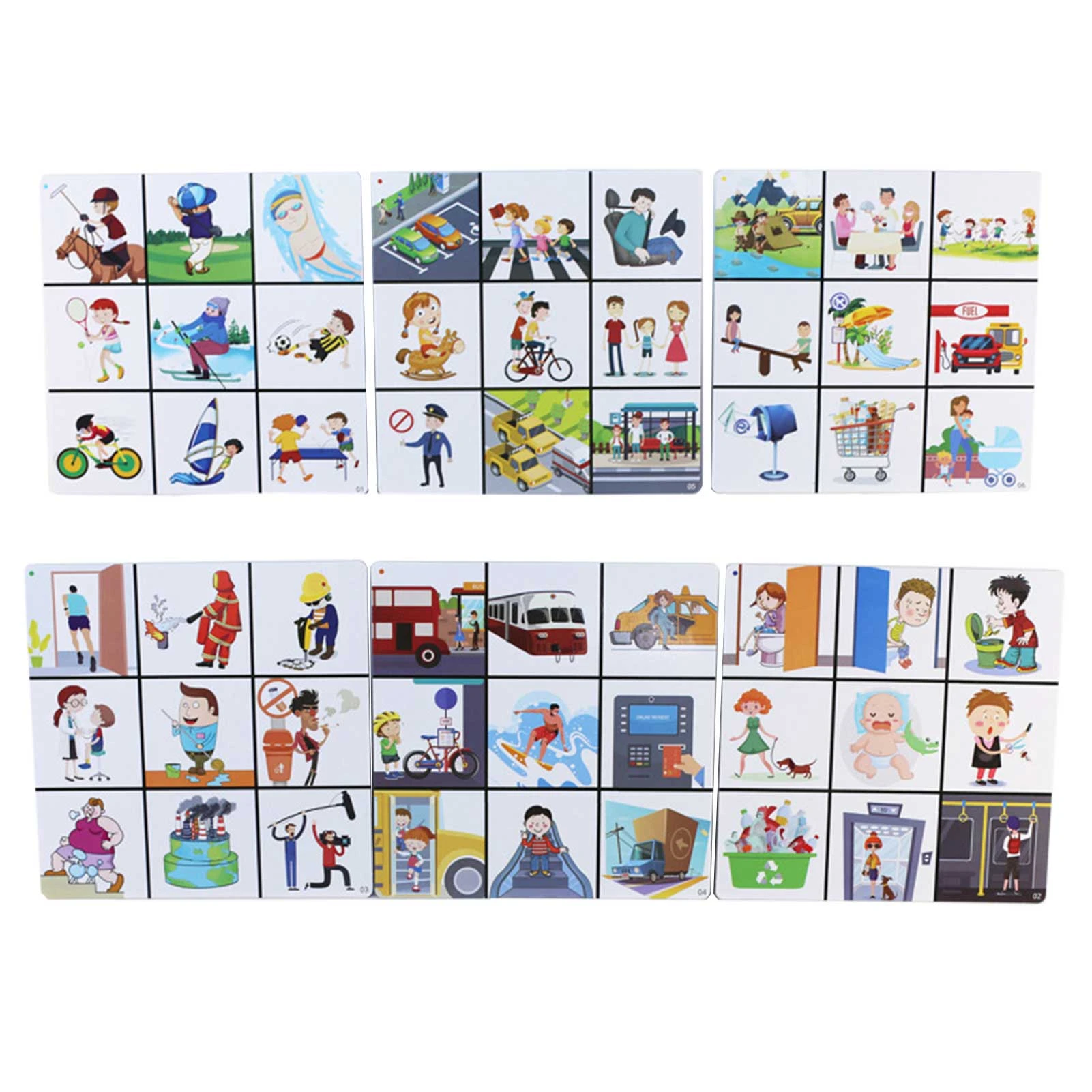Public Logo Puzzle Matching Sign Traffic Signs Cognition Game Scenes Games  Children Baby Early Educational Learning Toys|Puzzles| - AliExpress