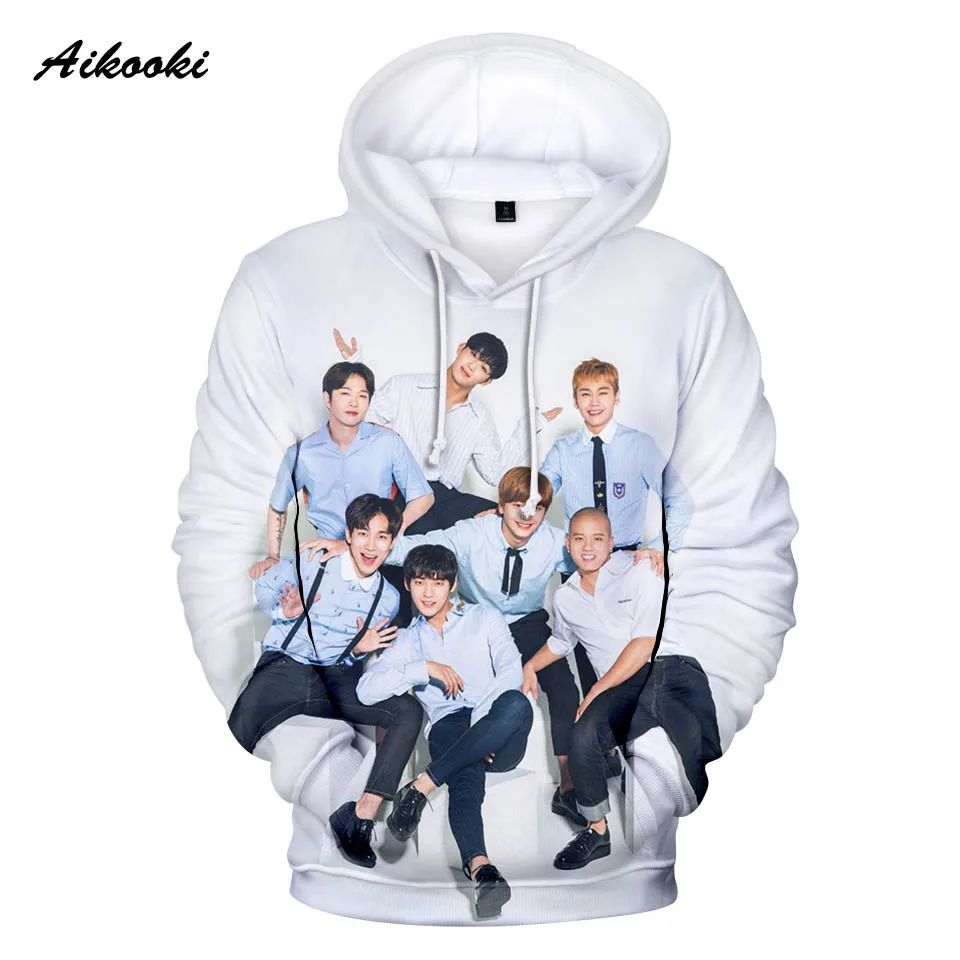 Aikooki BTOB толстовки мужские с капюшоном для женщин и мужчин Толстовка BORN TO BEAT Singer Team