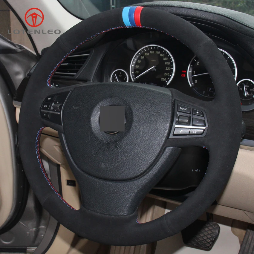Черный замшевый чехол LQTENLEO для поделок BMW 523Li 525Li F10 F07 F11 2009 2017 730Li 740Li 750Li F01 F02 2008 2015|car