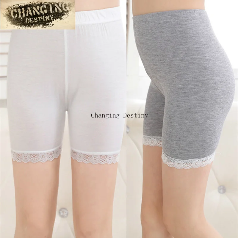 Little Girl Safety Pants Elastic Breathable Children's Lace Shorts and