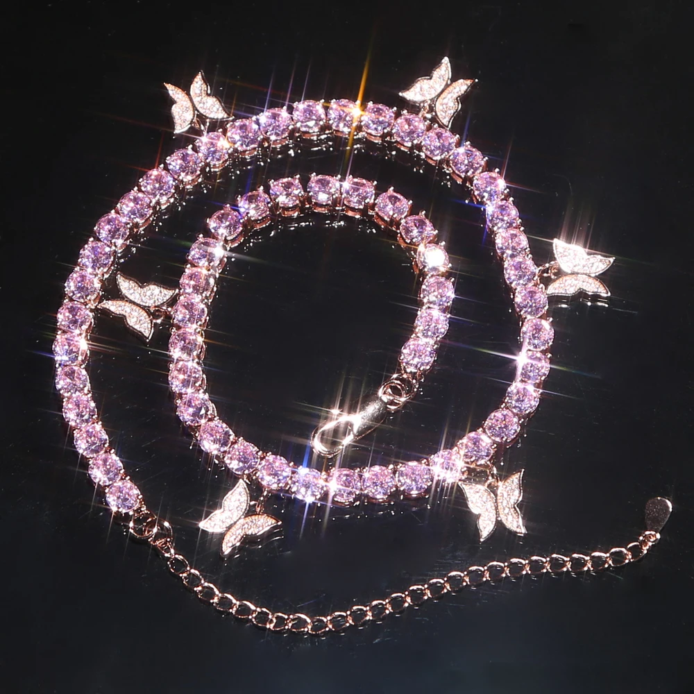 N461 加玫瑰金粉石 粉石价格加1美金 (5)