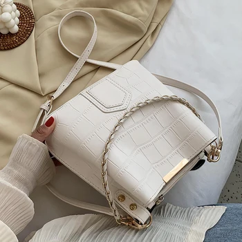 

Stone Pattern PU Leather Crossbody Bags For Women Bag 2020 Trend Shoulder Handbags Female Travel Lady Branded Crossbody Bag