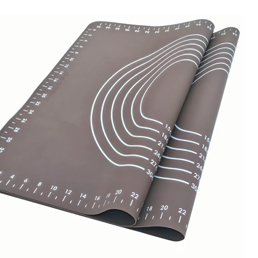 Kitchen Accessories Non-stick Thicker Baking Kneading Pad Sheet Glass Fiber Rolling for Cake Macaron Baking