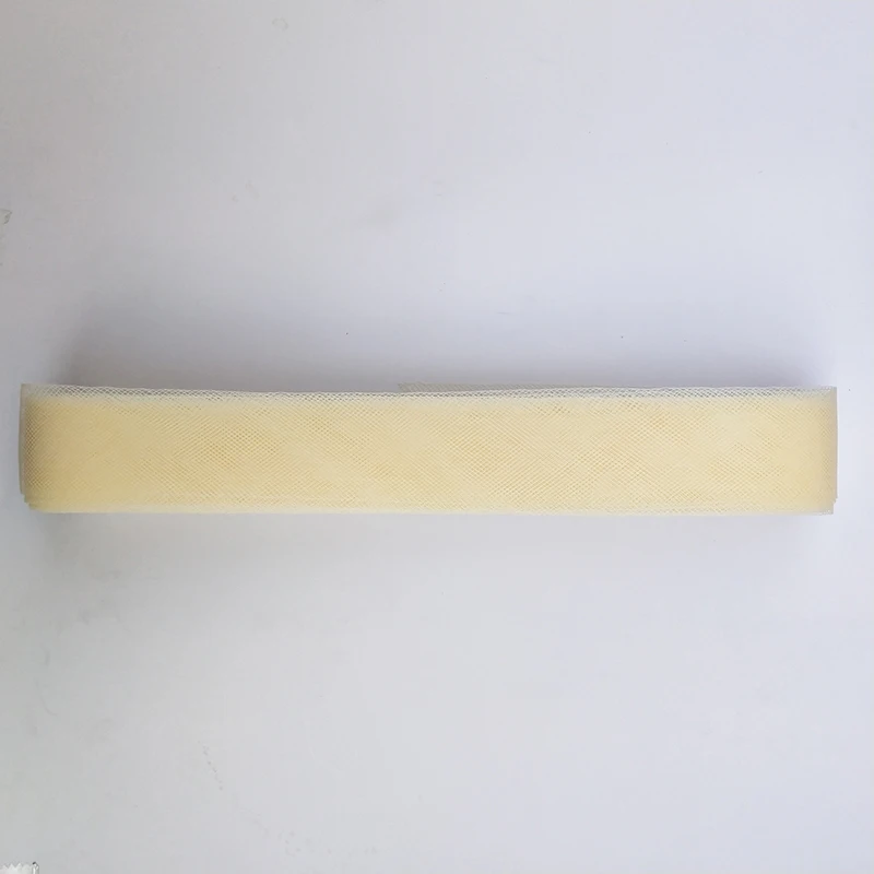 22 cream white 1 шт., мягкая прядь, Конская сетка, тесьма, полиэстер, сетка, ткань, плоская, плоская, обычная, кроликовая лента для рукоделия, для женщин, самодельная шляпа#12 цветов, различные размеры - Цвет: 22 cream white