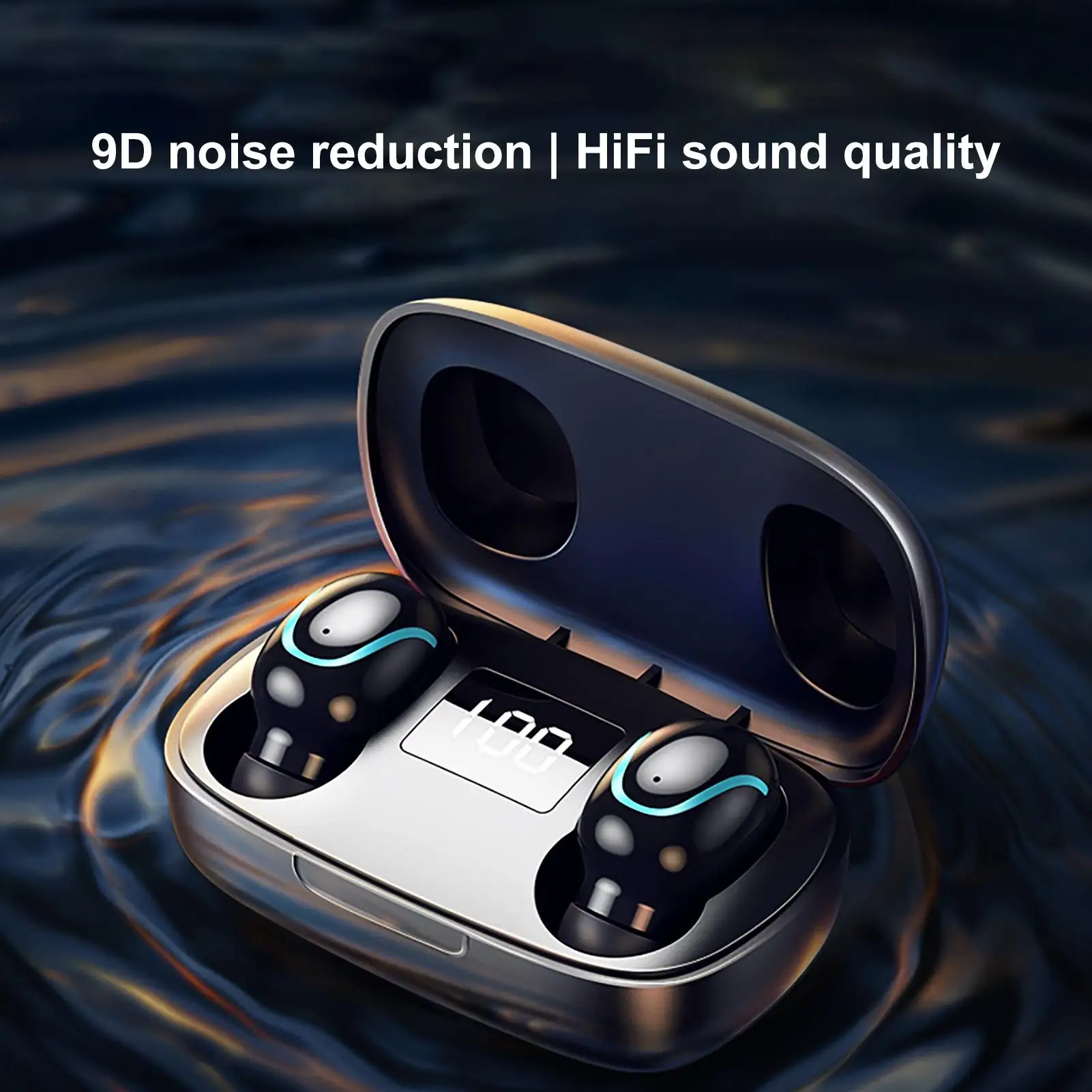 Farfi S9 TWS Bluetooth 5 0 Wireless Mini HiFi In Ear Earphones Earbuds for iOS Android Phone accessories Wireless Earphones
