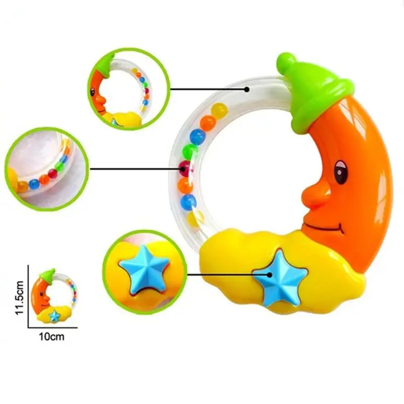 Детские погремушки наборы грызунки-погремушки игрушки, 8 шт детей захватывать шейкер и вращать погремушка T DXAD