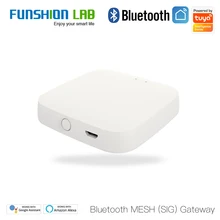 FUNSHION Tuya Bluetooth Gateway Hub Smart SIG Mesh WiFi Smart Life APP Remote Control Work with Alexa Google Home