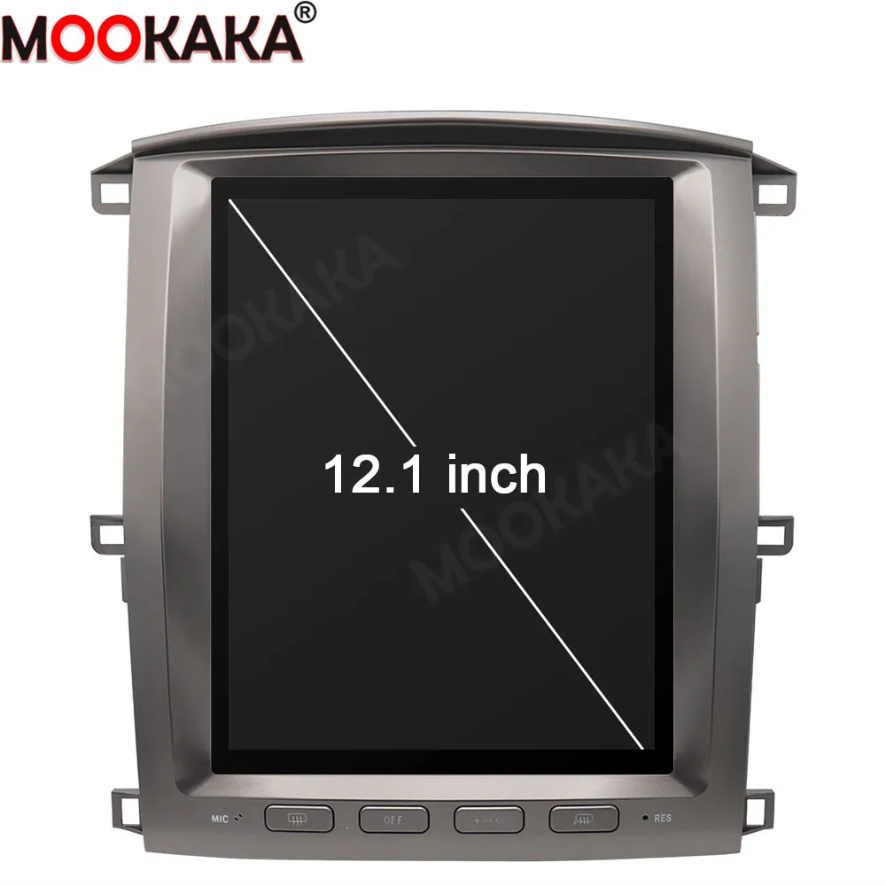 GPS навигатор на платформе Android 9 0 с вертикальным экраном для Lexus LX470 Toyota LC100 2002 2007