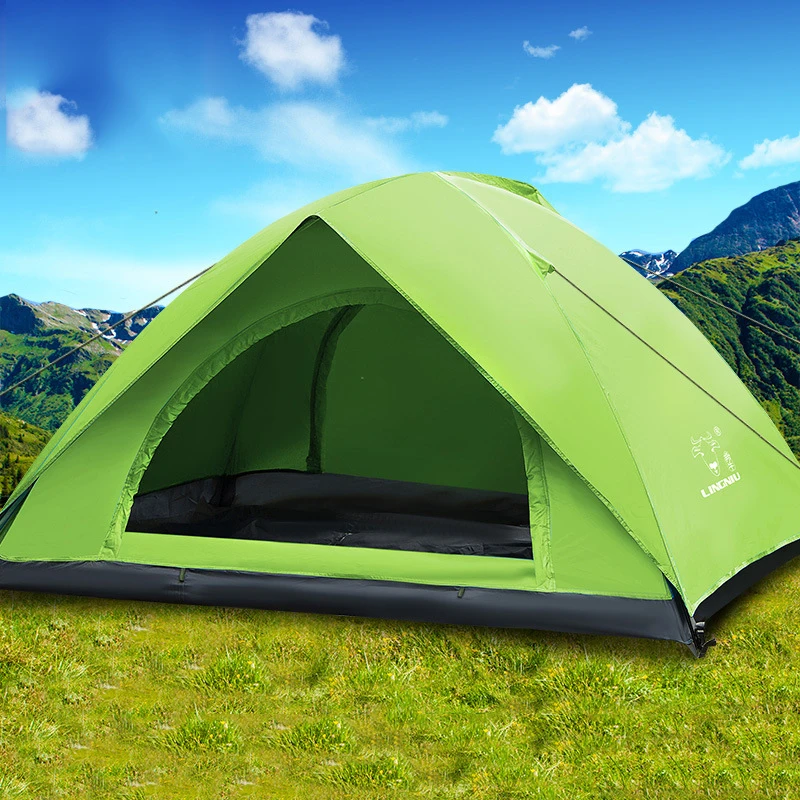 

Tent Double Layer Tents Durable Fastness Storm-Proof Camping Tent Beach Tent Outdoor Products on Delivery