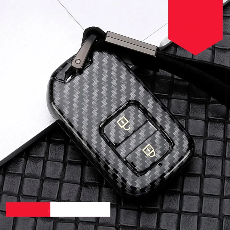 ABS пластиковый чехол для ключей автомобиля для Honda Civic Accord FIT XRV VEZEL CITY JAZZ HRV Crider CRVA EXL Crv Crz Pilot Ridgeline автомобильный держатель