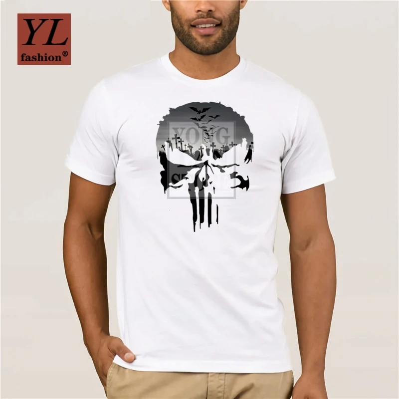 

2020 Summer Fashion Street Short Sleeve T Shirt Punisher t shirt