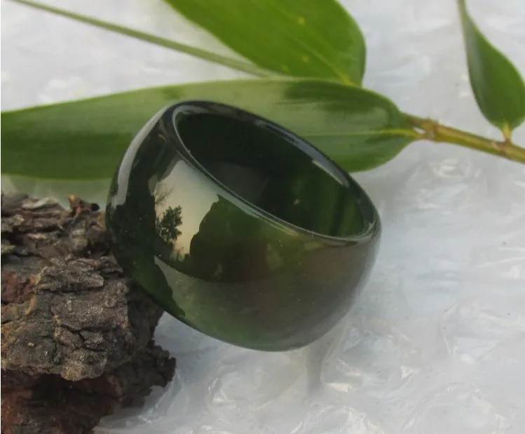Anillo de dedo del indice del ojo del arco iris de Agata Natural hombres y mujeres con anillo de jade y productos de calidad
