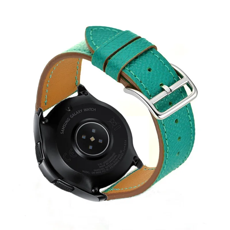 Huawei Watch GT2 ремешок для samsung gear S3 Galaxy Active 46 мм Универсальный 22 мм Натуральная кожа петля Amazfit Bip GTR 47 мм браслет