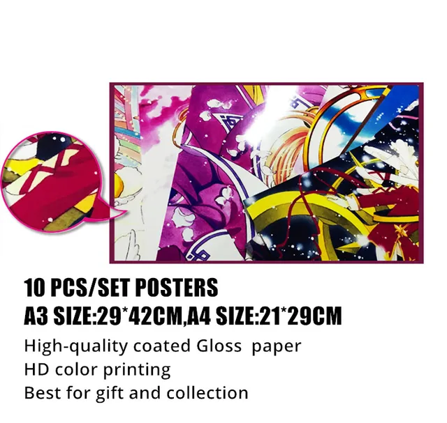 10 PCS/LOT Anime Magi : The Kingdom of Magic Poster Stickers