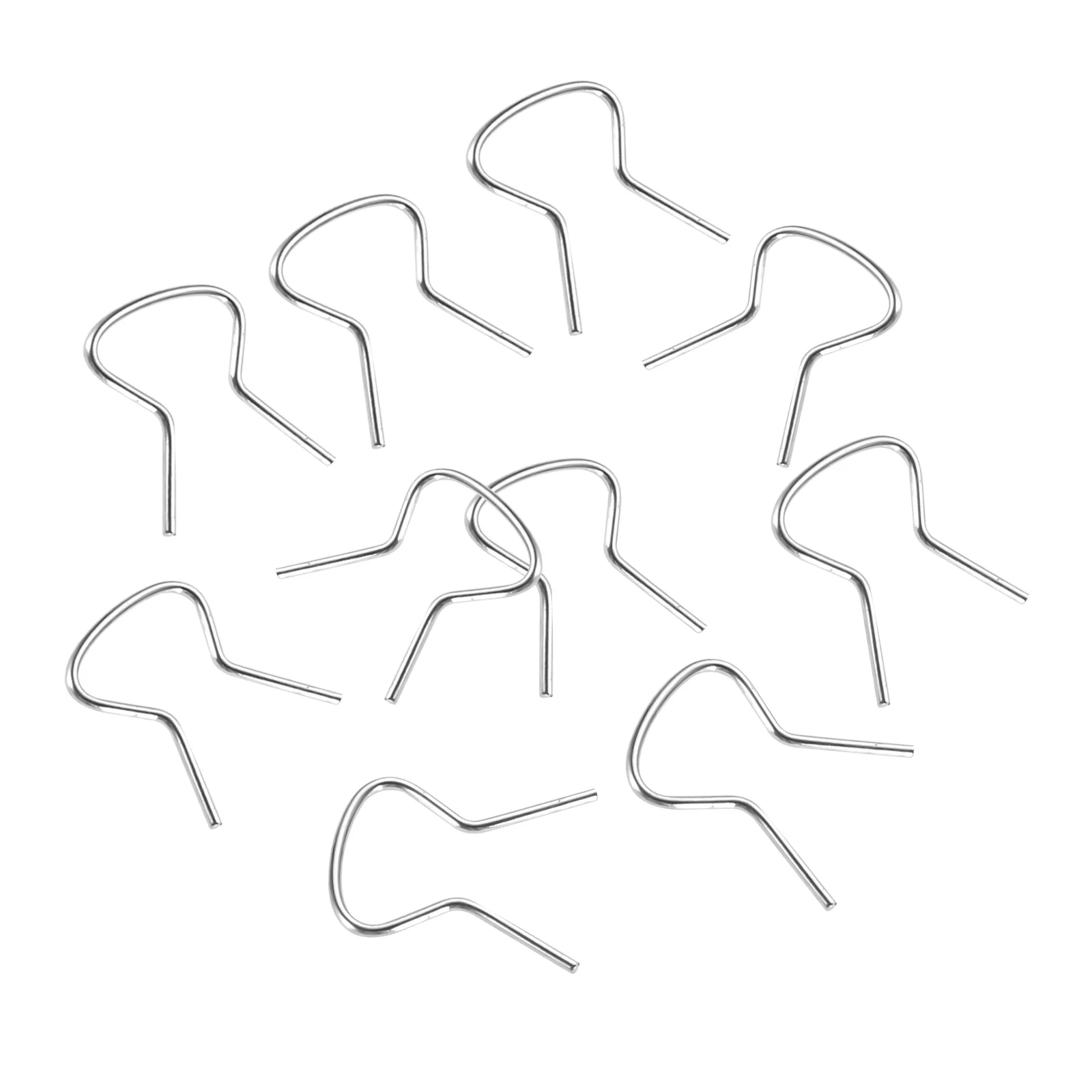 10 Pcs Door Window Crank Clip Metal Retainer Roll Up Retaining Winder