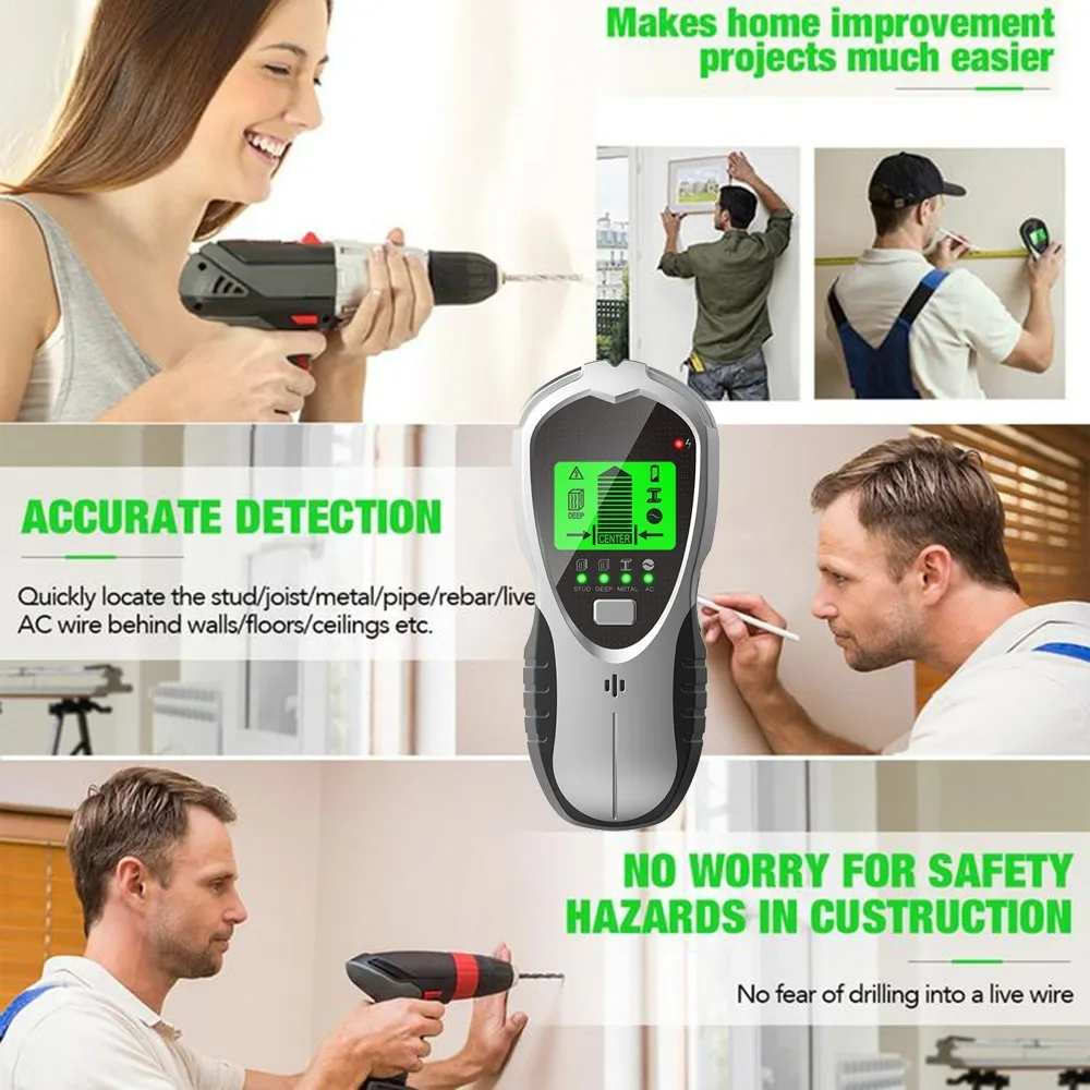 parede scanner parafuso prisioneiro sensor hd display