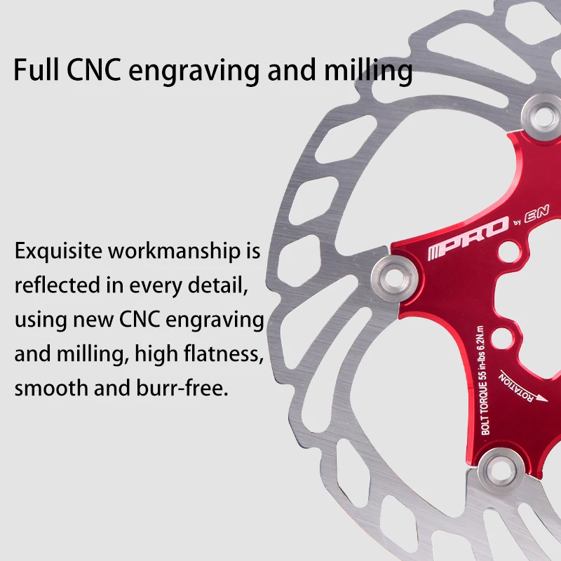 Mountain Bike Brake Disc 140mm 160mm 180mm 203mm Ultra-light Disc Brake Rotor Strong Heat Dissipation Pads mountain bicycle disc brake bicycle disc brake bike brake rotor mountain bike disc brake