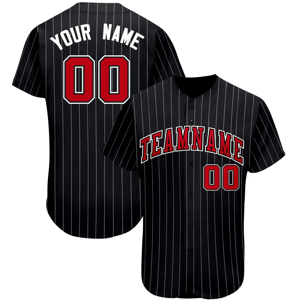 Baseball Jerseys Print Name Number Adult/Child Hip-Hop Street Style Outdoor Softball Game Training Jersey Baseball Shirt