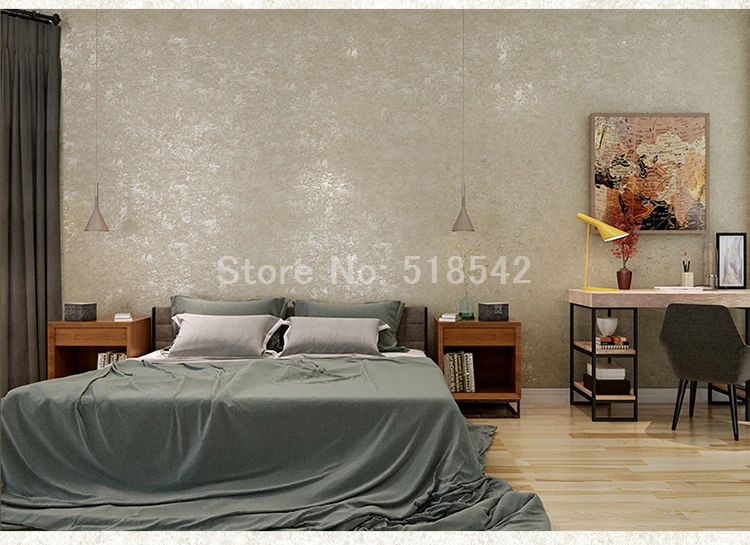 Papel de parede liso bronzeado estilo industrial