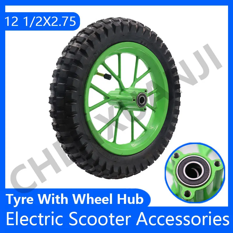 

12 1/2 X 2.75 Tyre 12.5 *2.75 Tire with Aluminum Wheel Hub for Inch 49CC Dirt Bike MX350 MX400 Scooter