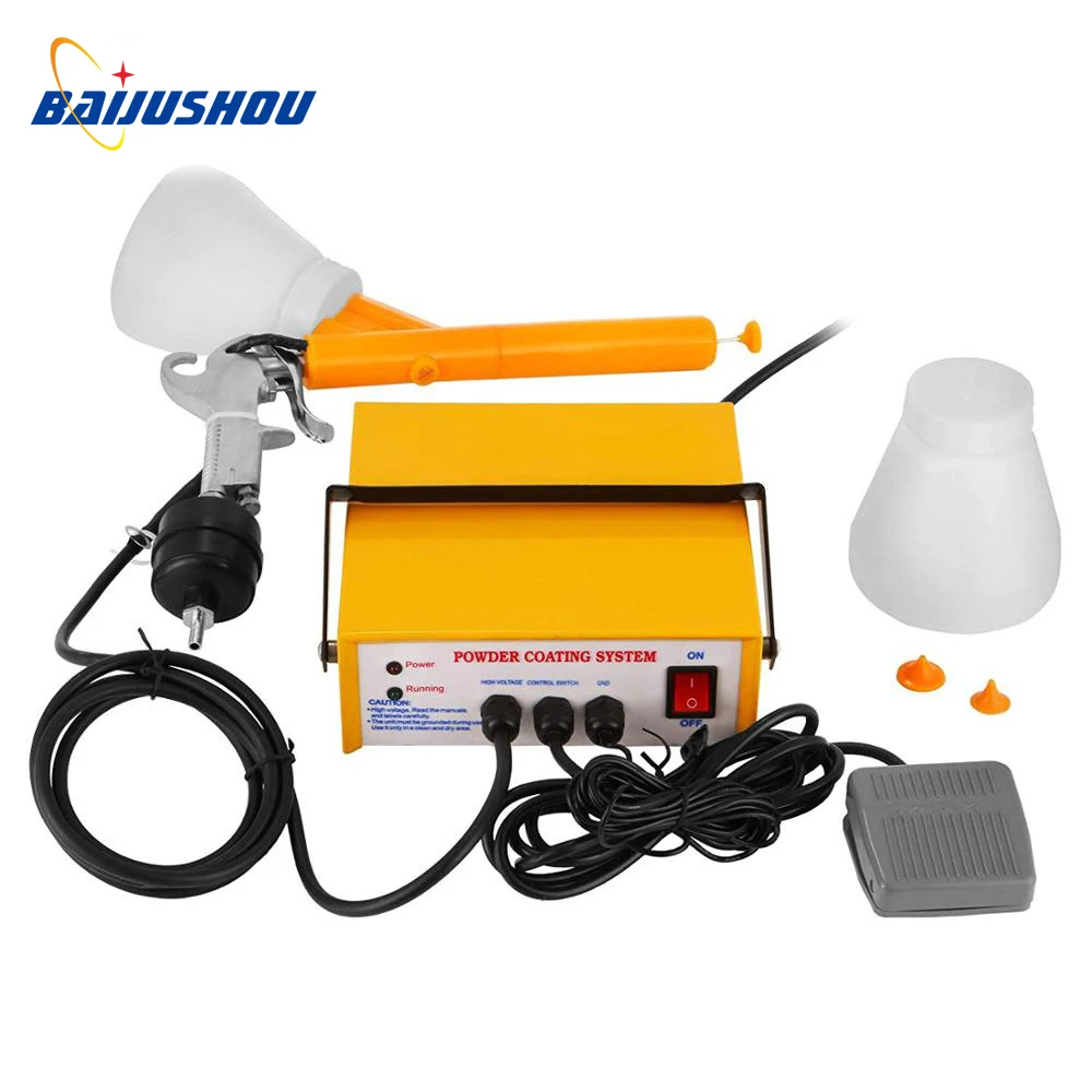 휴대용 수동 스프레이건 정전기 스프레이 파우더 코팅 건 시스템, 220V, 110V