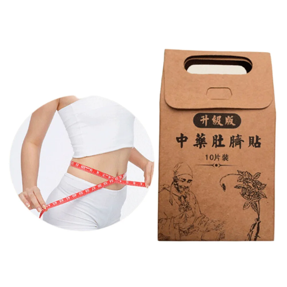 

10pcs Potent Slimming Paste Stickers Skinny Waist Belly Fat Burning Patch Chinese Medicine Slimming Products