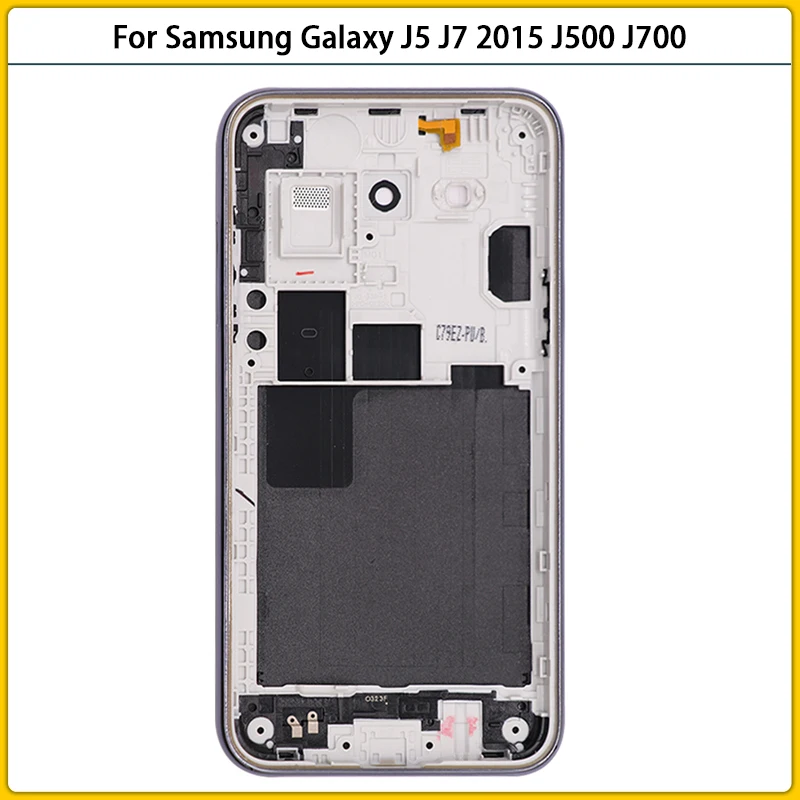 Новый чехол J500 с полным покрытием корпуса для Samsung Galaxy J5 J7 2015 J700 J500F J500H средняя