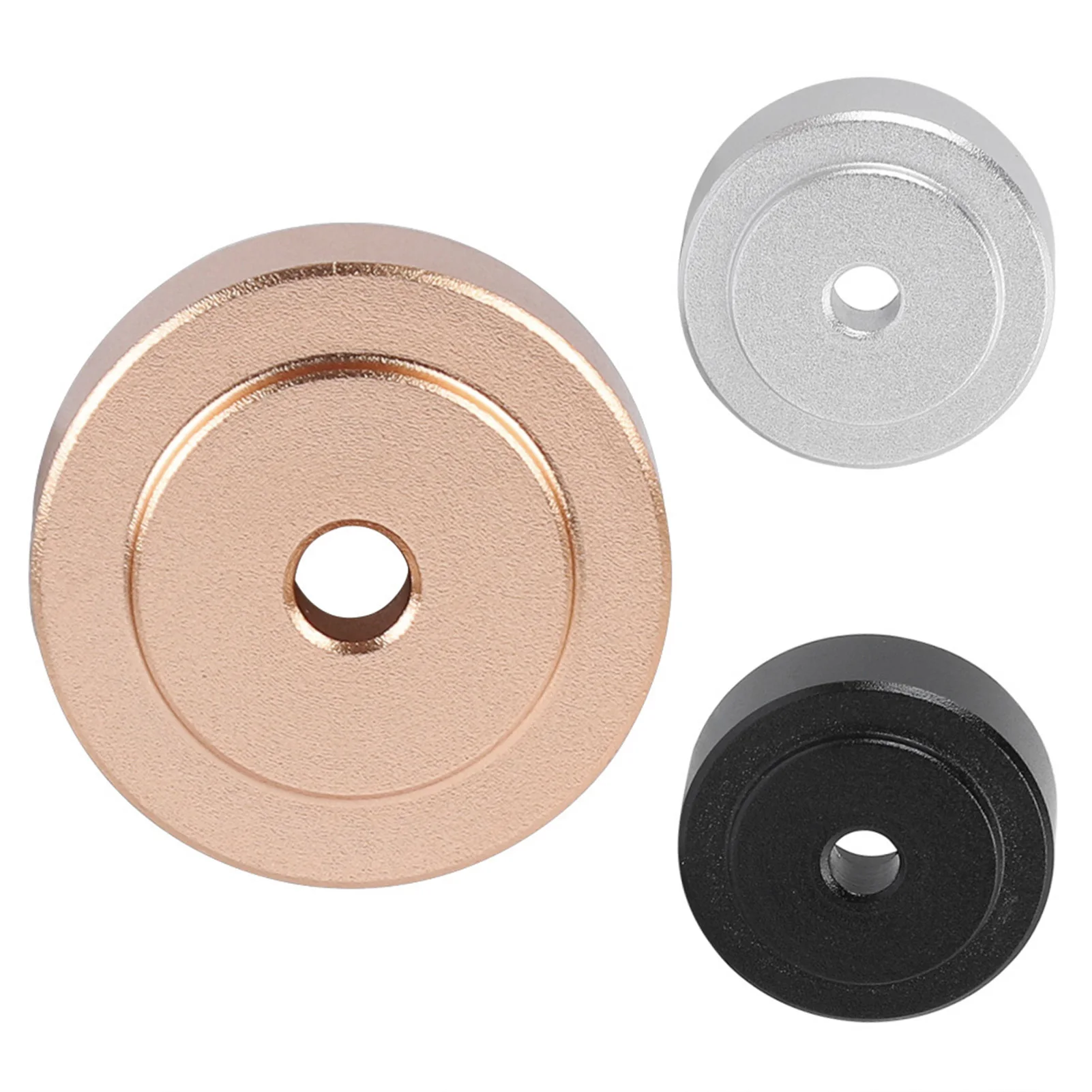 Supports Caoutchouc Amortissement Chocs Lot De 4 Pieds Haut-parleur Aluminium 20x8mm - Amortisseurs Chocs - Caoutchouc Amovible Pieds Amplificateur